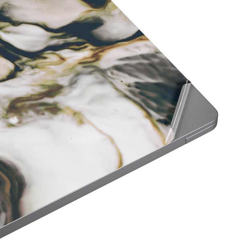 Copper and Black Marble Ink Universal Laptop 15in (12.2 x 8.8in) Skin